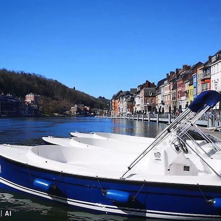 Vue Sur Meuse Avec Jacuzzi Et Sauna Exterieur. Yvoir Extérieur photo